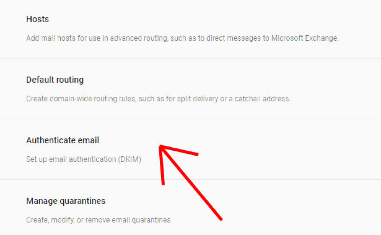 authenticate email