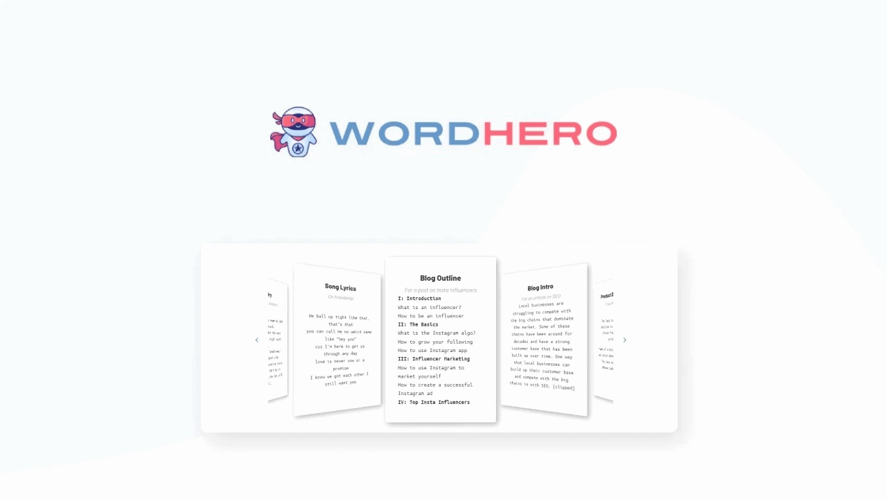 WordHero AppSumo deal