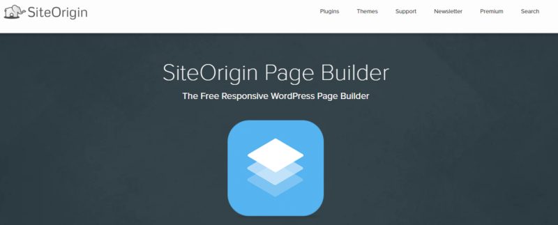SiteOrigin page builder | landing page builder