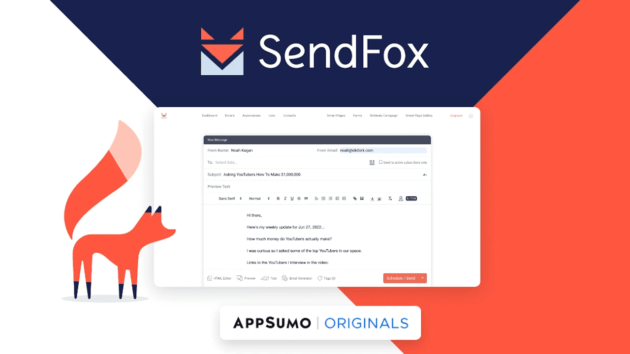 SendFox AppSumo deal