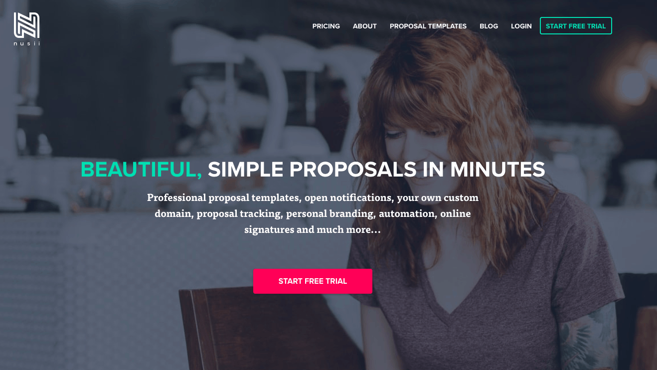 Proposal software - Nusii