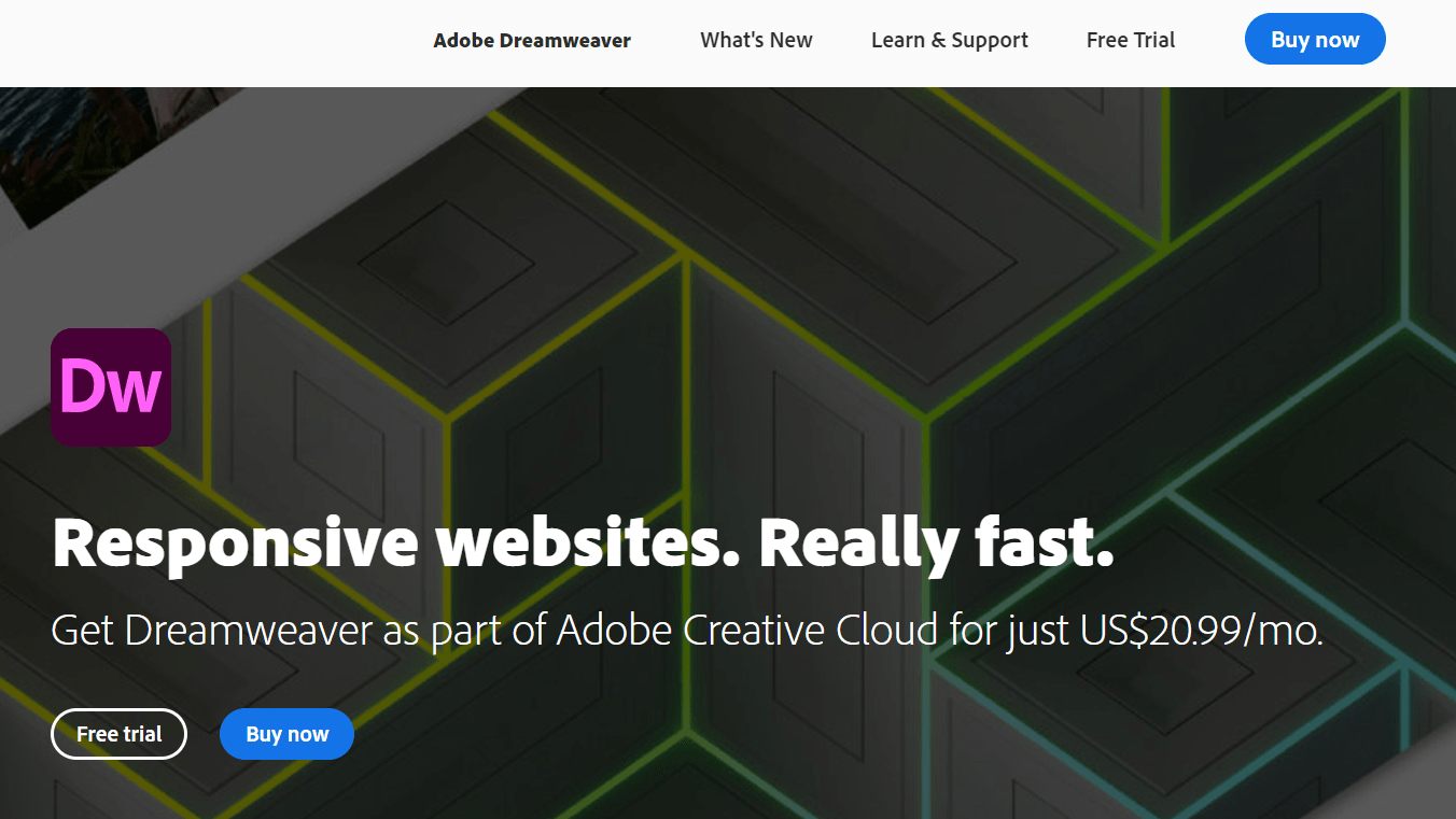 Website Editor - Adobe Dreamweaver