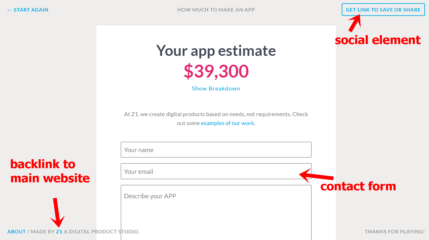 Website ideas - estimate cost $39300 of make an app by How much to make an app