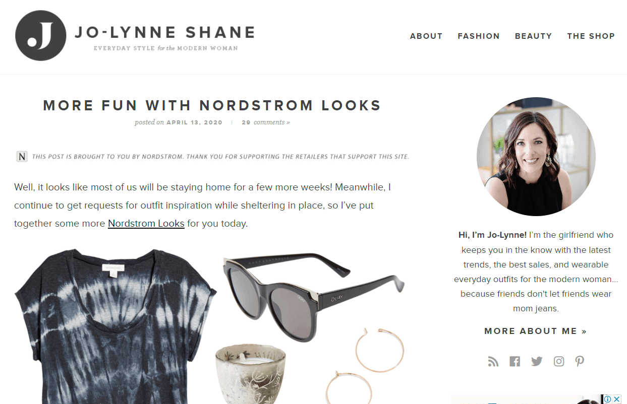 Website Idea - Jo-Lynne Shane