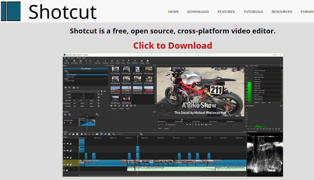 Youtube Video Editor - ShotCut