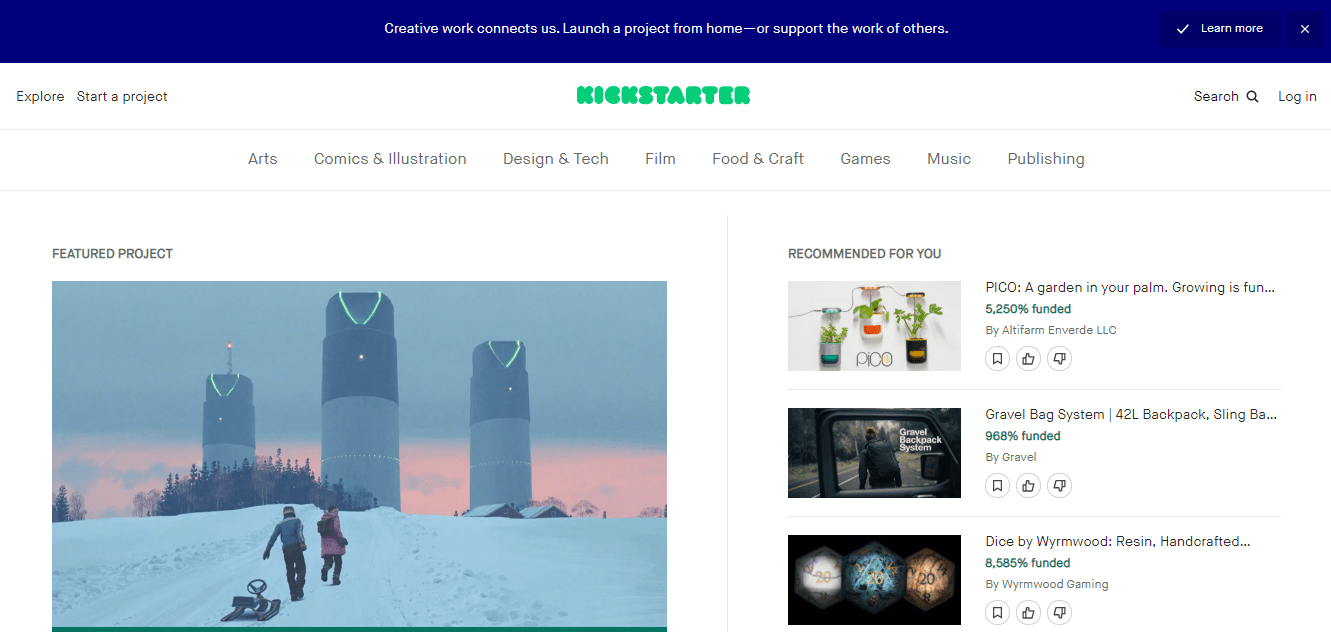 Patreon alternatives - Kickstarte