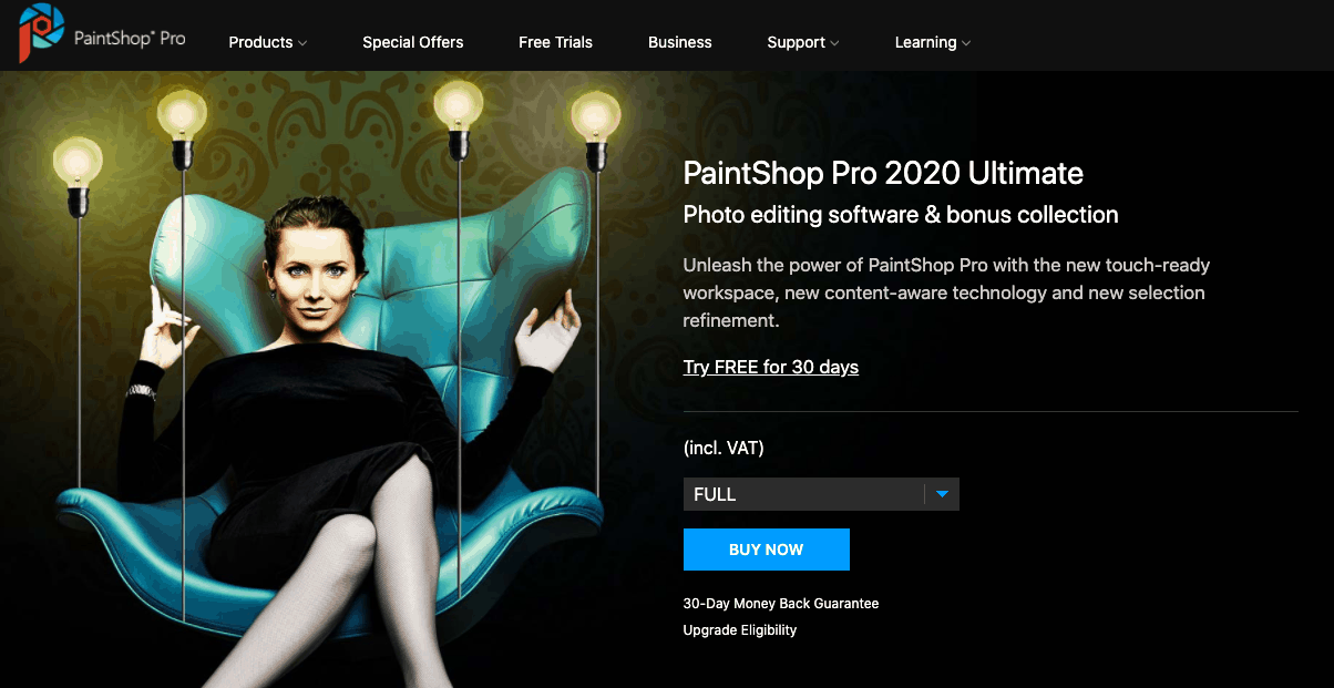 Alternatives to Photoshop - Coral PaintShop Pro