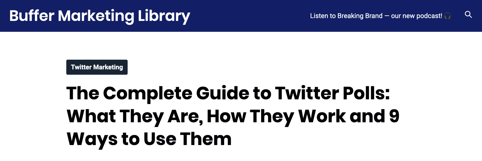 Things to write about- Buffer Marketing Library (Twitter Marketing)