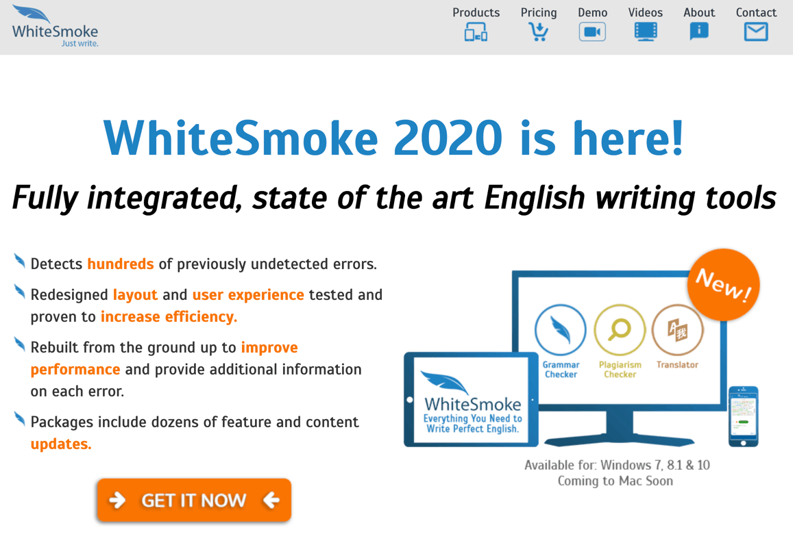 Grammarly alternative - WhiteSmoke