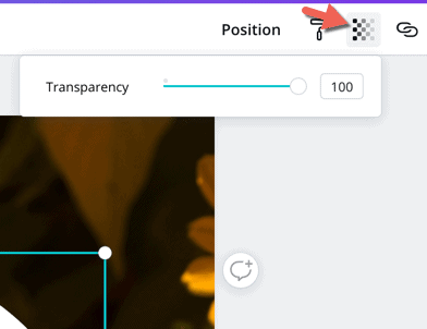 Canva transparency feature