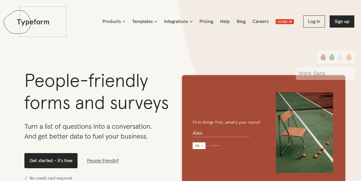 Survey Monkey Alternative - TypeForm