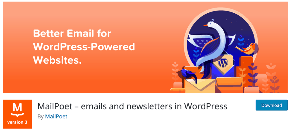 MailPoet - emails and newletters in WordPress