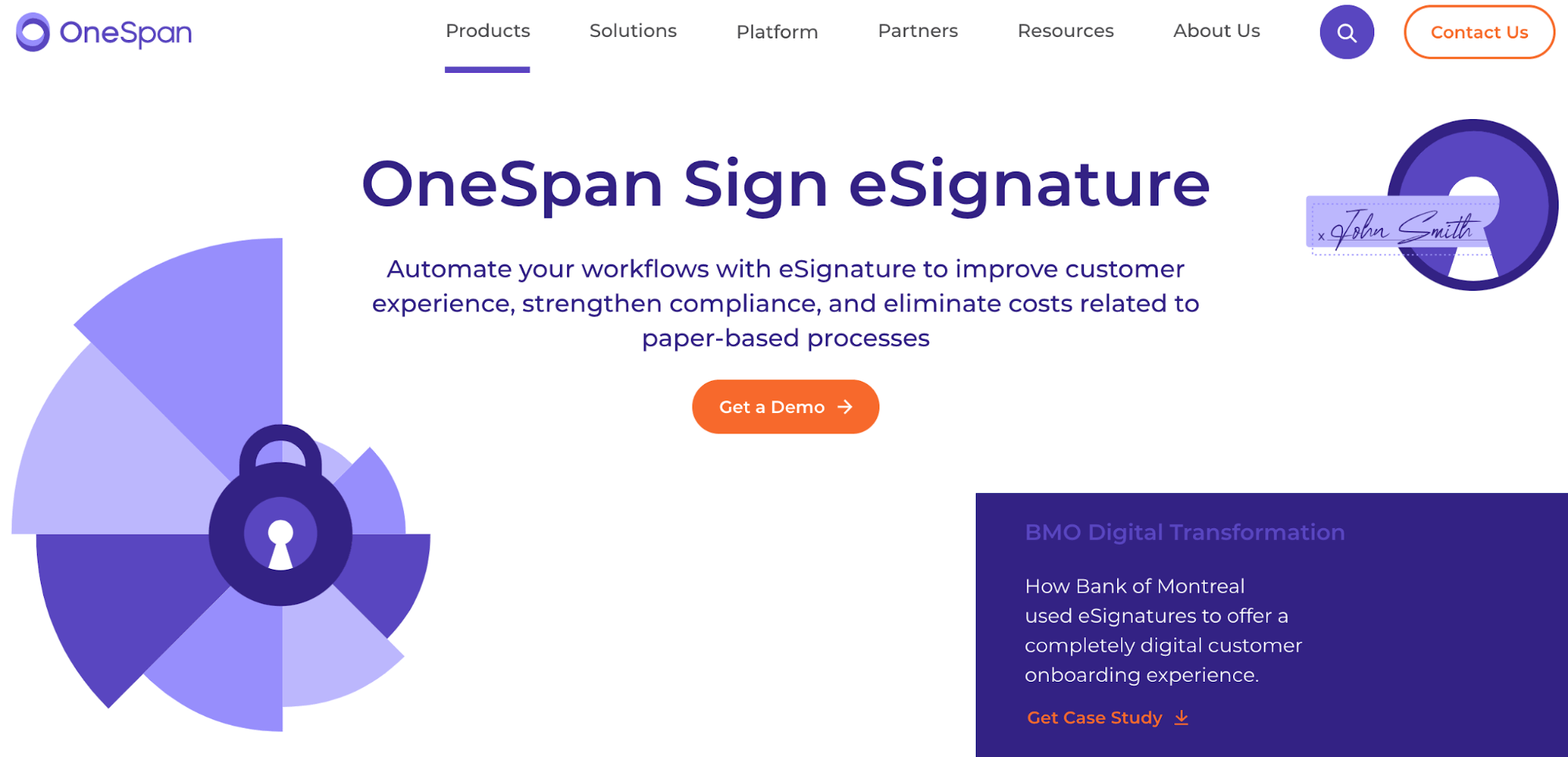DocuSign alternatives - OneSpan Sign