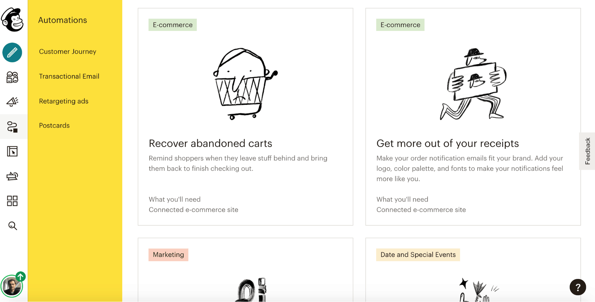 Mailchimp customize automated workflow