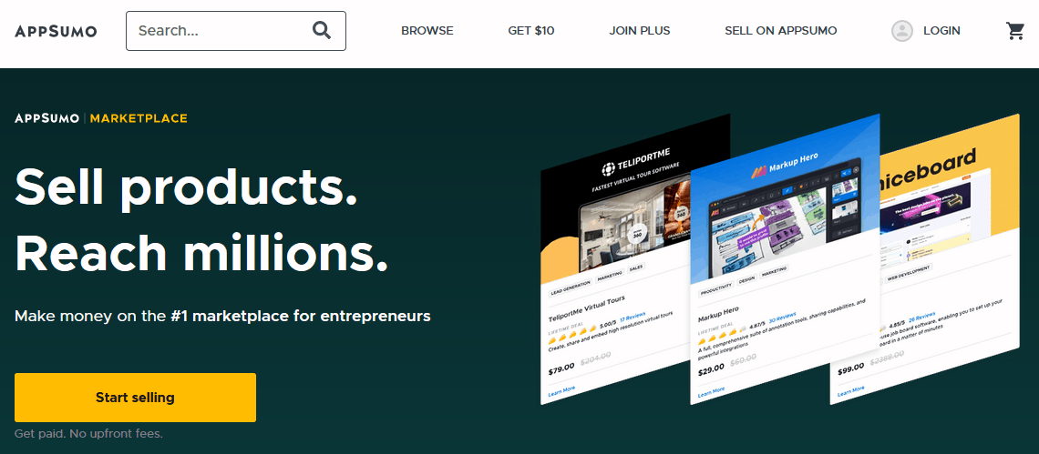 AppSumo Marketplace for SaaS product