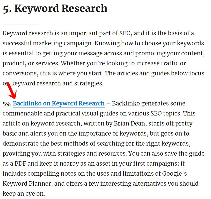 Brian Dean (Backlinko) on Keyword research