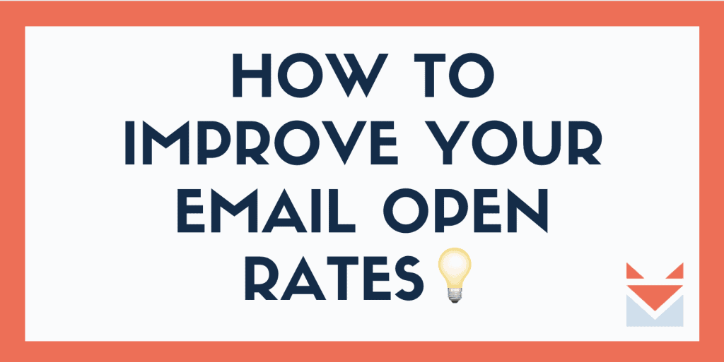 How to improve your email open rates