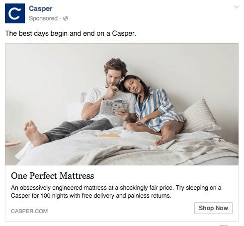 Casper FB ads