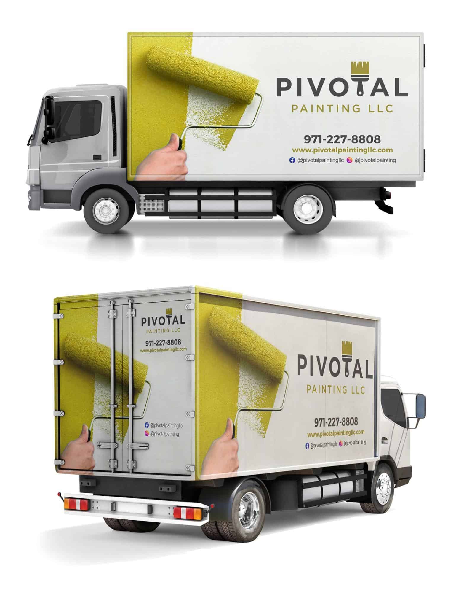 graphic designer - Pivotal's vehicle wraps
