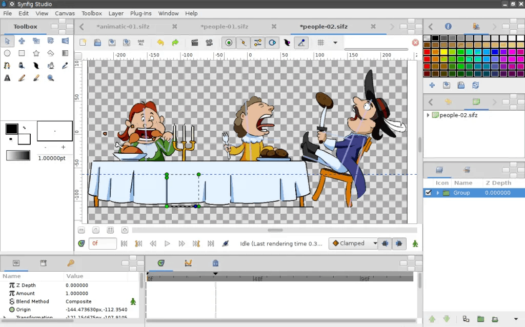 Adobe animate alternative- Synfig Studio