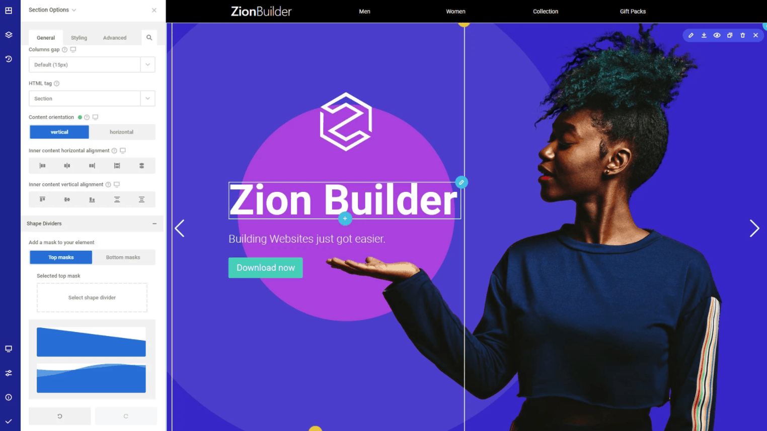 best website builder - Zion Builder