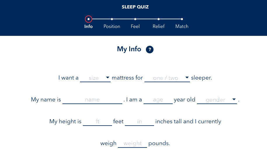 Helix Sleep’s quiz