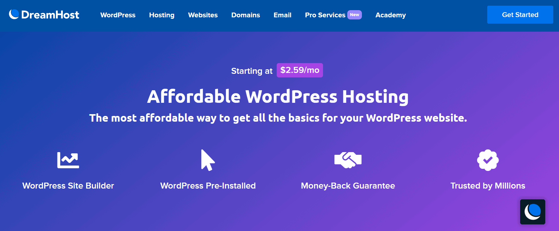 best wordpress hosting - dreamhost