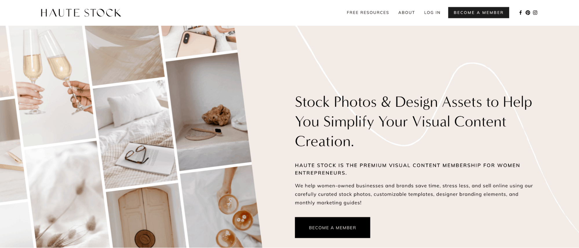 Haute Stock home page
