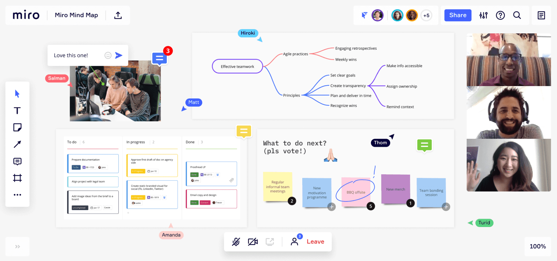 mind mapping software - miro