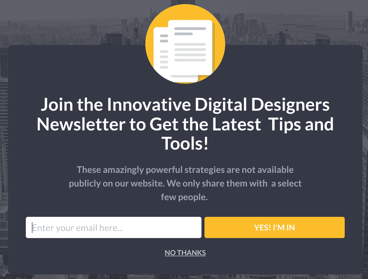 The Innovative Designers Newsletter