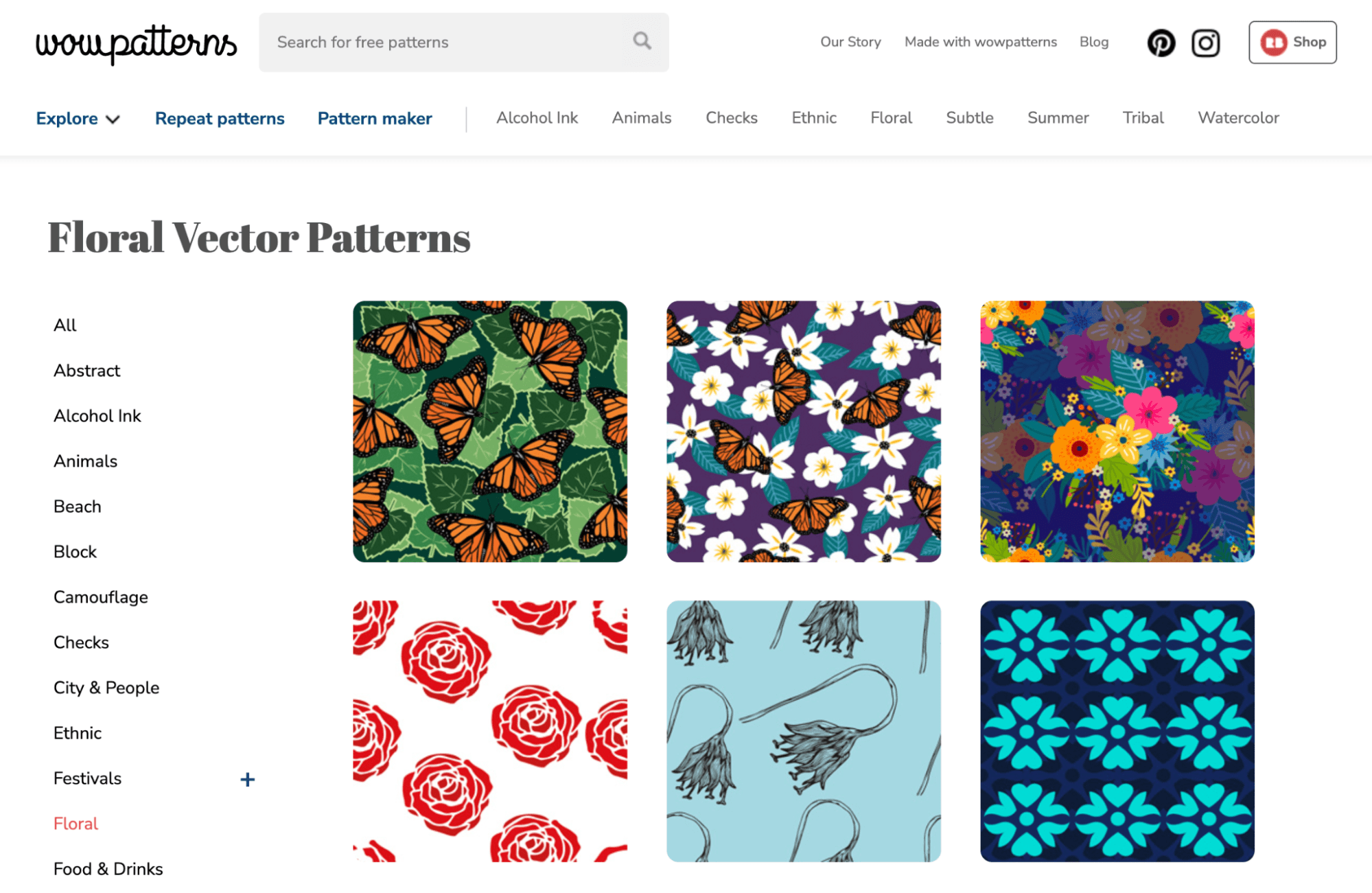 Wow patterns 