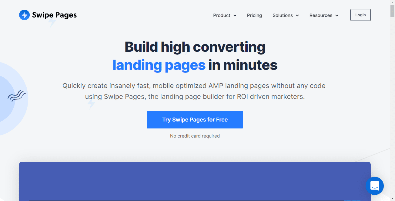 Tools for splash page - Swipe Pages