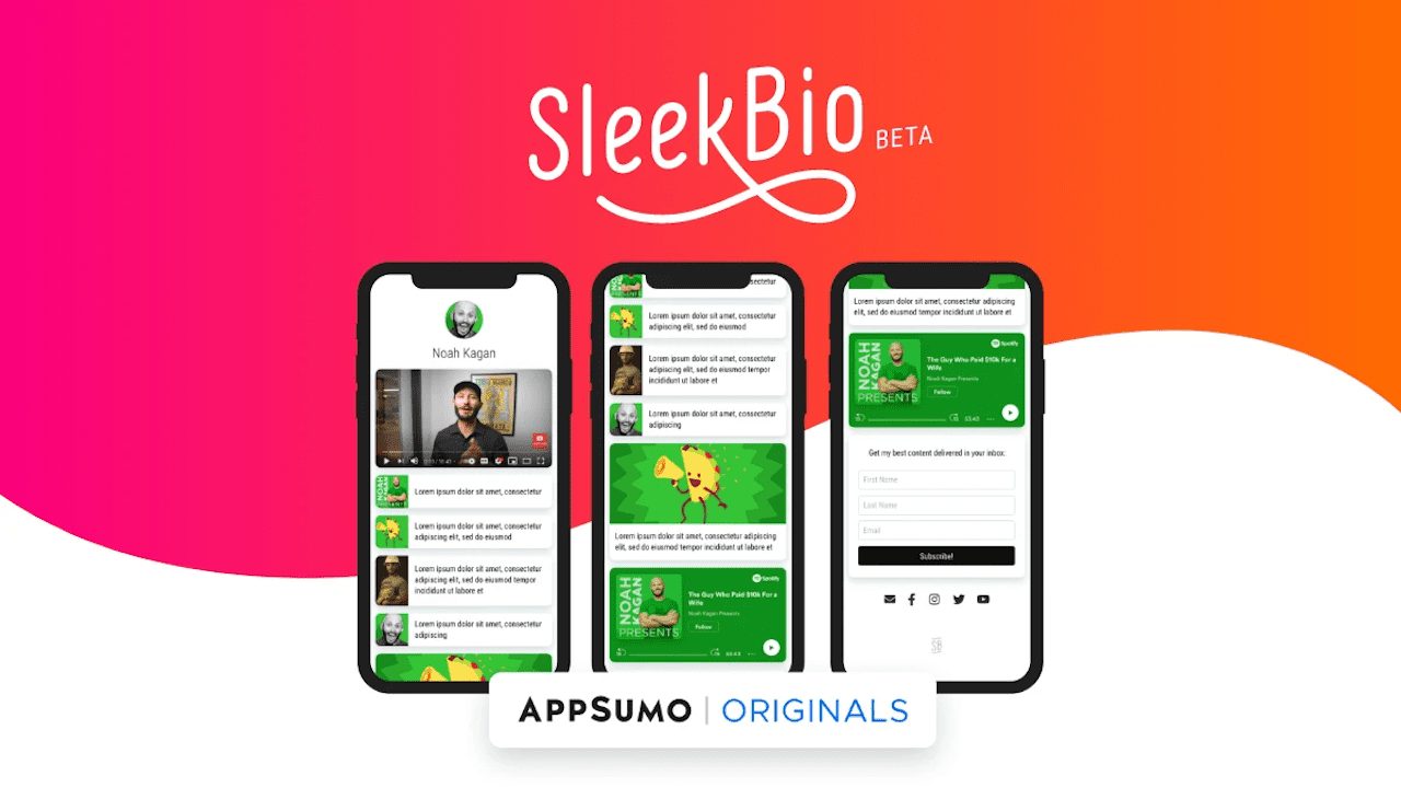 SleekBio AppSumo deal