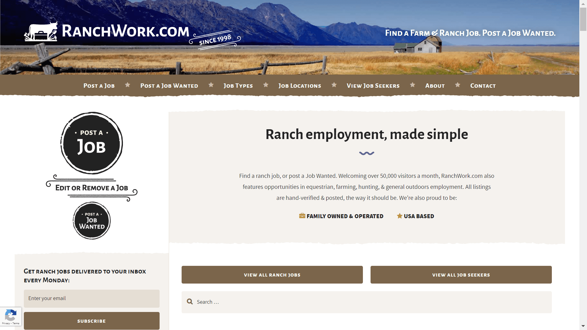  RanchWork, job board for farm work