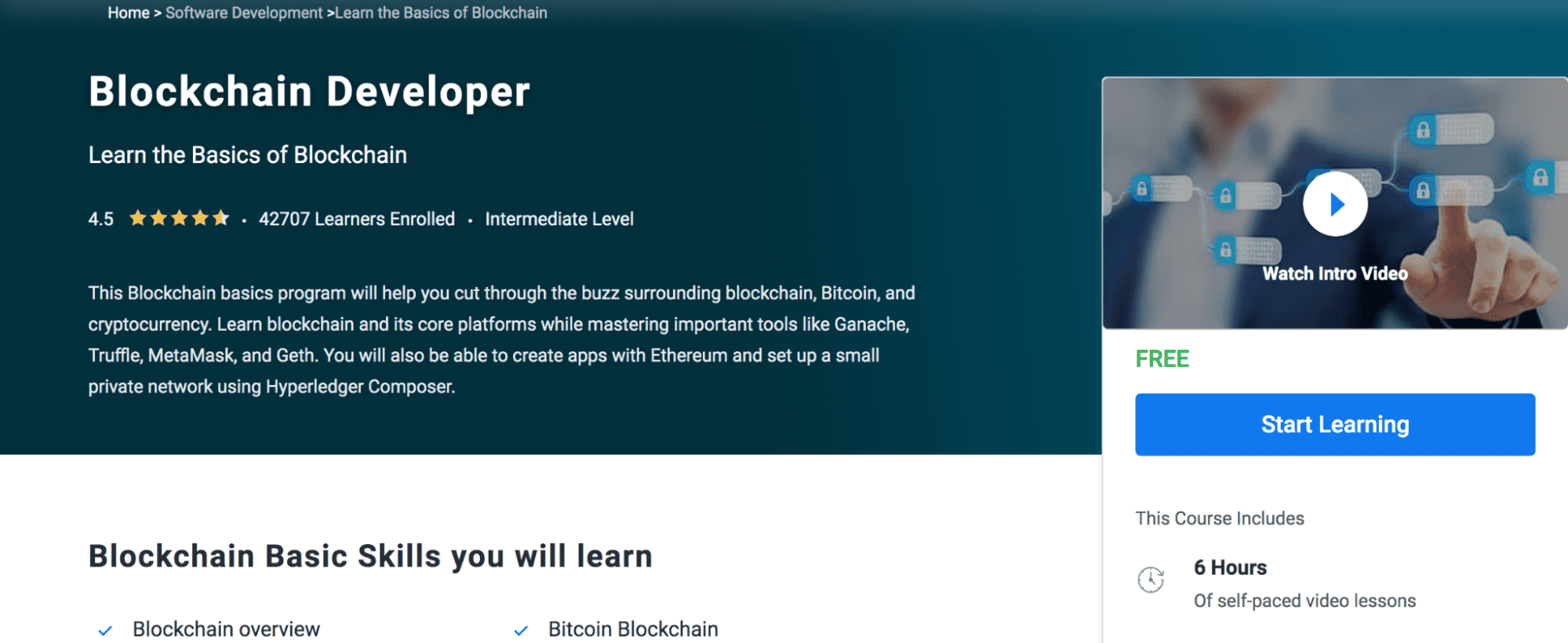 Blockchain course